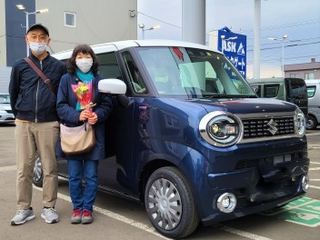 ワゴンＲスマイルご納車おめでとうございます！